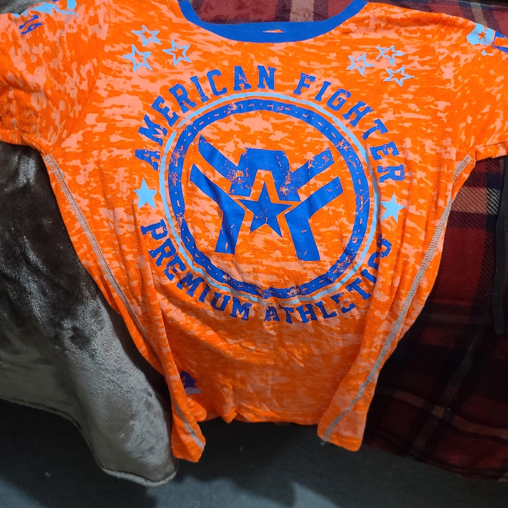 American Fighter Kids Orange Athletic Shirt